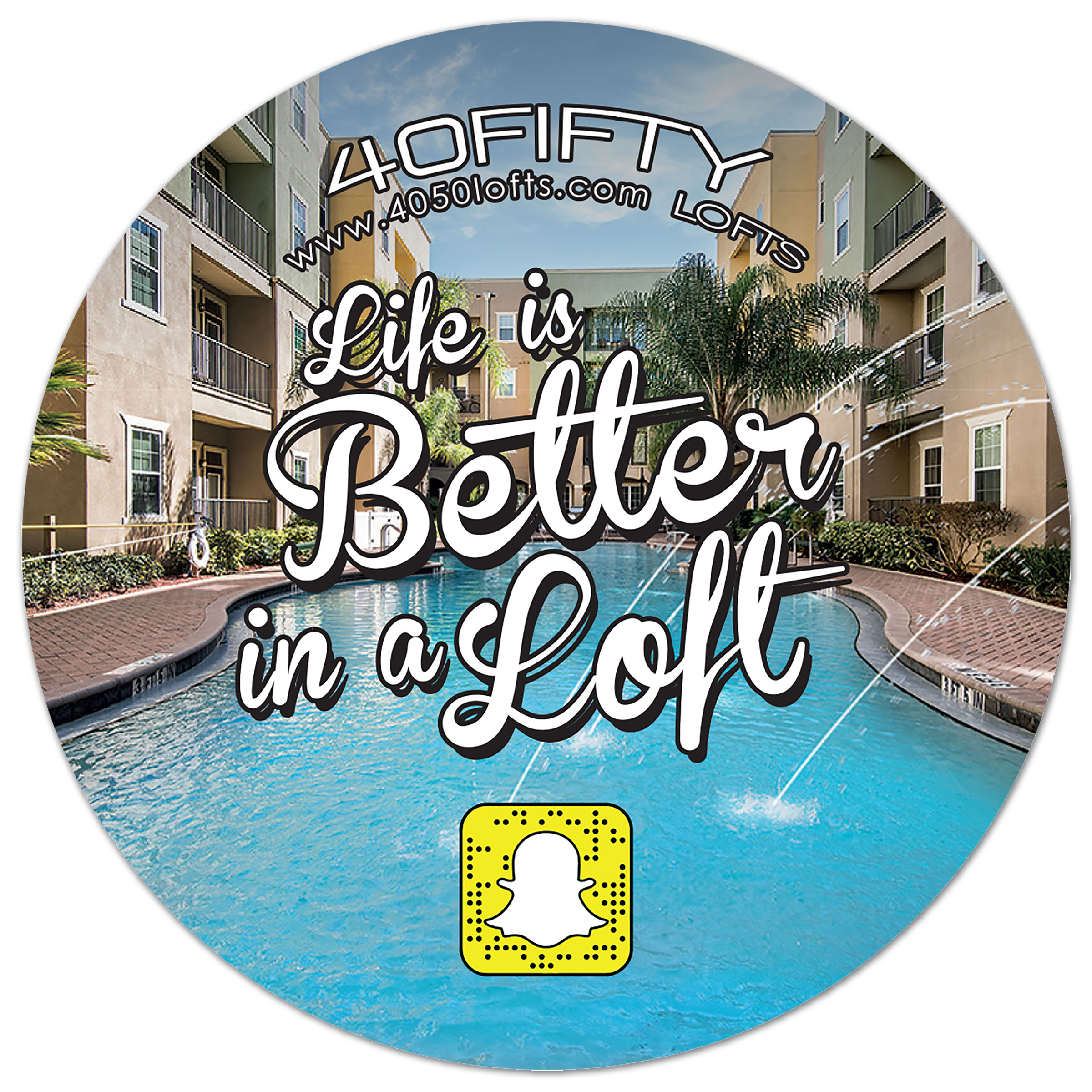 Laminated Round Coaster with Cork Backing