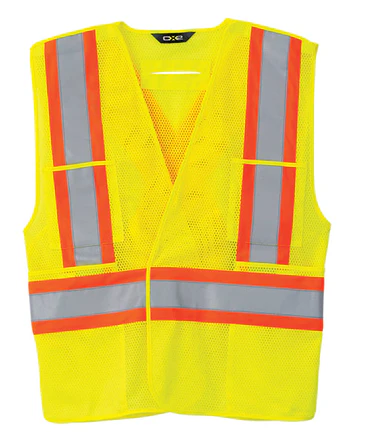 Guardian - Mesh Hi-Vis 5 Point Tear Away Vest - Dual Sized